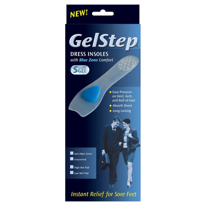 GelStep® Dress Shoe Insole with Low, Wide Metatarsal Pad (#7029)
